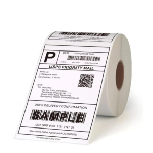 ستيكر باركود بوليصة 150*100*500 ابيض